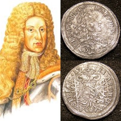 Josef I. (1705–1711) – 3 Kreuzer (Tříkrejcar- Groš) (č. 1396)