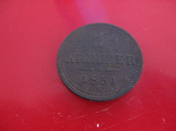 1 kreuzer 1851 A