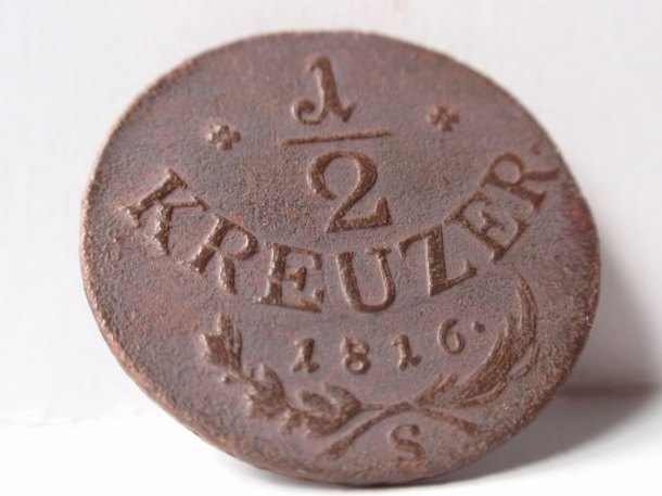 1/2 Kreuzer 1816 S