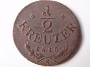 1/2 Kreuzer 1816 S