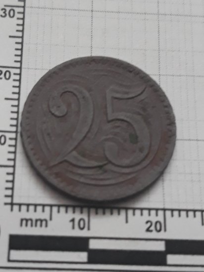 25 haléřů 1933(ČSR)