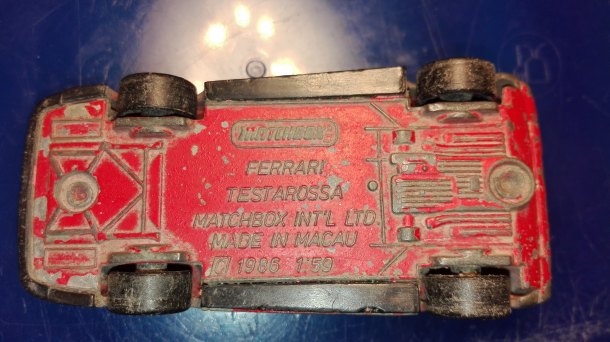 Ferrari matchbox