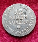 12 Einen Thaler 1763