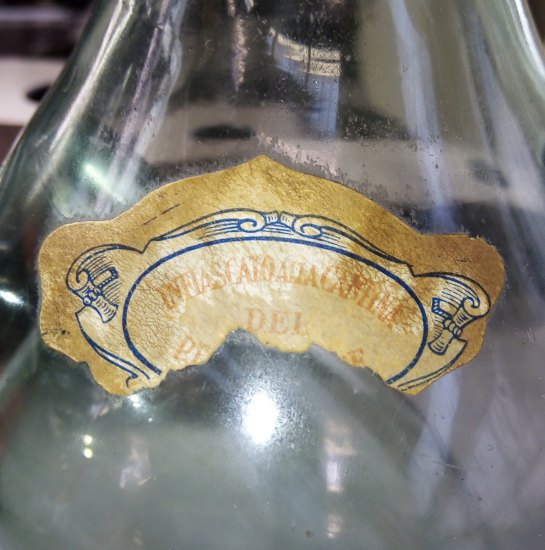 Vintage wine of botle