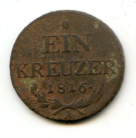 Ein Kreuzer 1816�