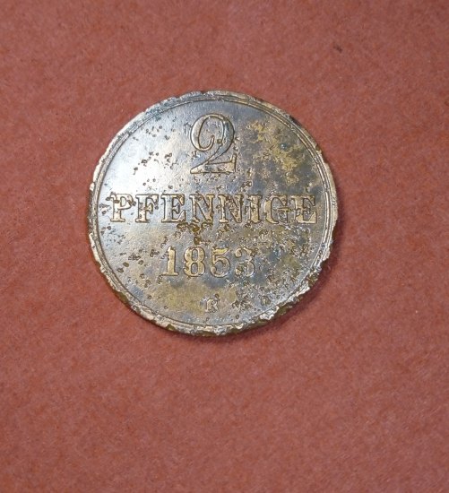 2 PFENNIGE 1853