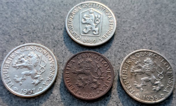 Koruna 1946 a komparz :-)