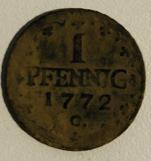 1 Pfennig 1772C