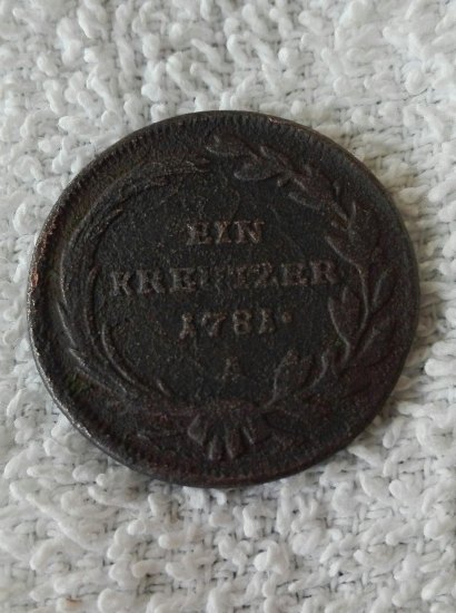 Ein kreuzer 1781