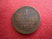 1 kreuzer 1851 A