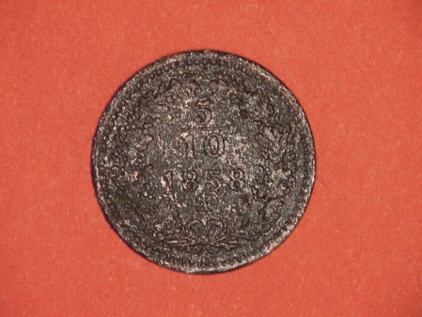 5/10 Kreuzer 1858 A