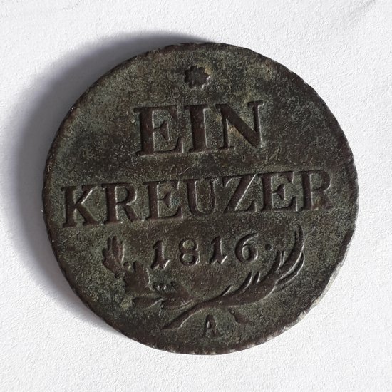 EIN KREUZER 1816 A