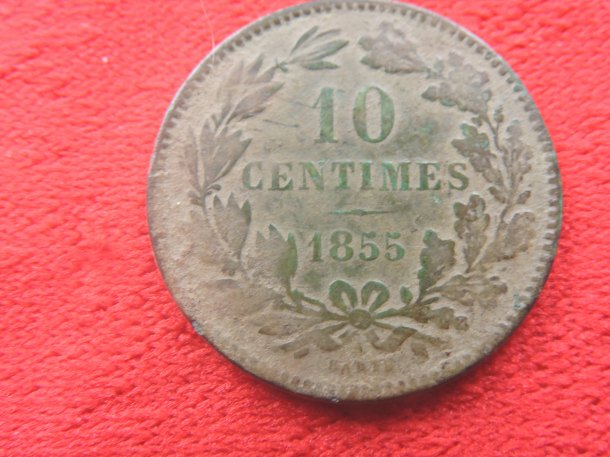 10 centimes.William III Lucenbursko.1855 podareny kop.