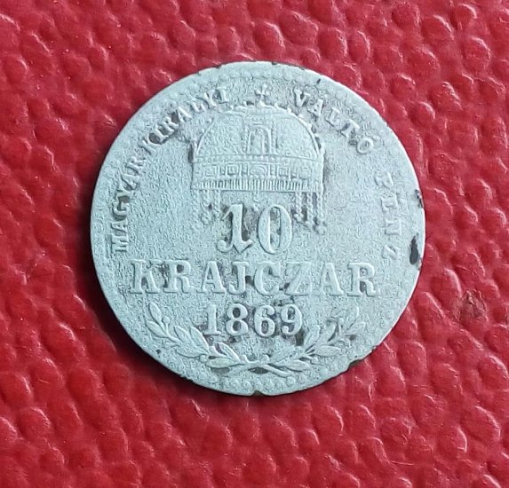 10 Krajczár 1869 KB