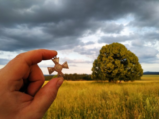 Kříž polského vojenského řádu Virtuti Militari V. stupně