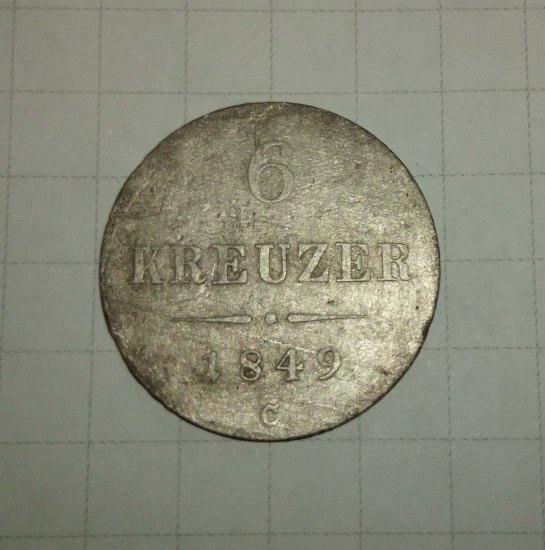 6 Kreuzer 1849 C