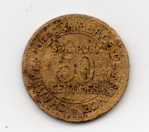 50 centimes, 1922