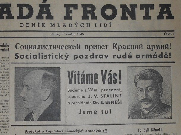 MLADÁ FRONTA 9 . KVĚTNA 1945