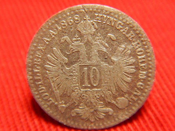 10 kreuzer 1868