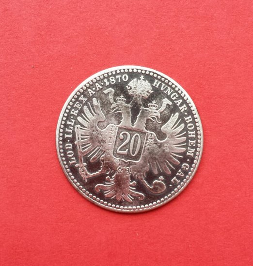 20 Kreuzer 1870