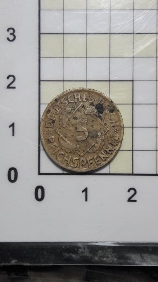 5 Pfennig D Pole