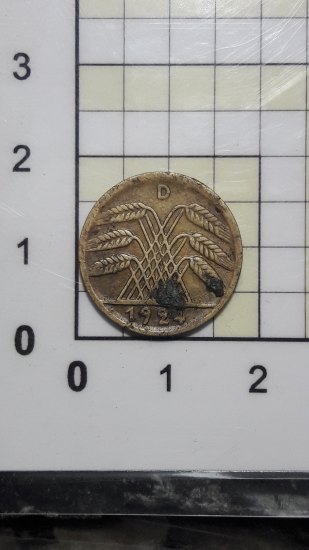 5 Pfennig D Pole