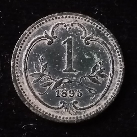 1 haléř 1895