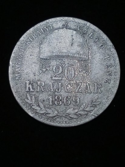 20 Krajczar 1869 KB