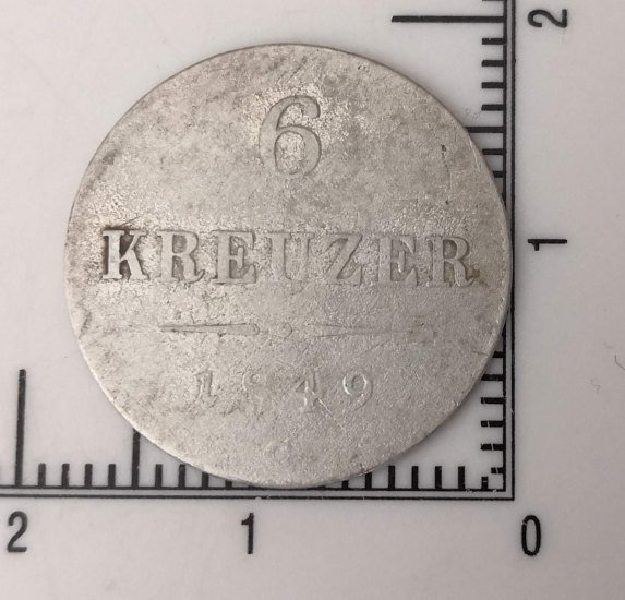 6 Kreuzer 1849 C?