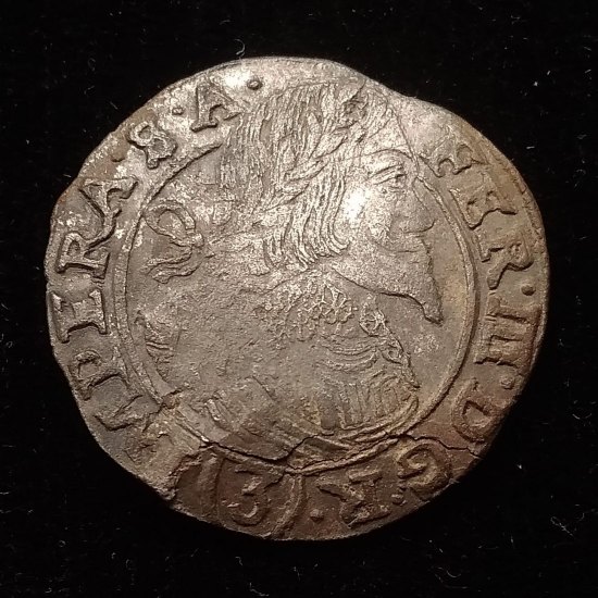 Ferdinand III. groš 1647 Praha