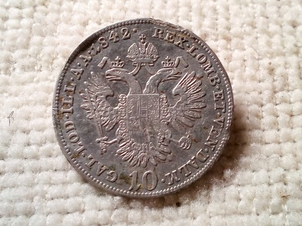 10 Kreuzer 1842 A Ferdinand V