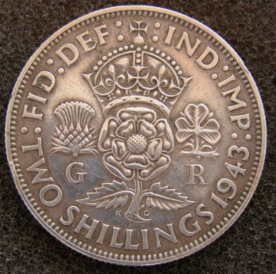 Two Shillings 1943