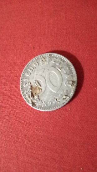 50 reichspfennig 1940 B