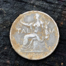 Itálie - 1lira 1922 r