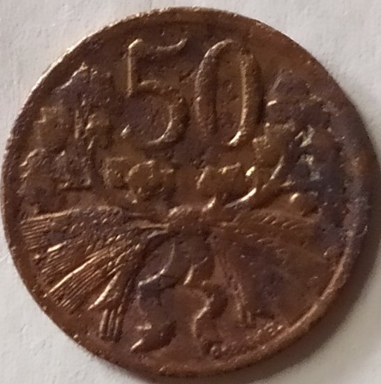 50 haléř 1950