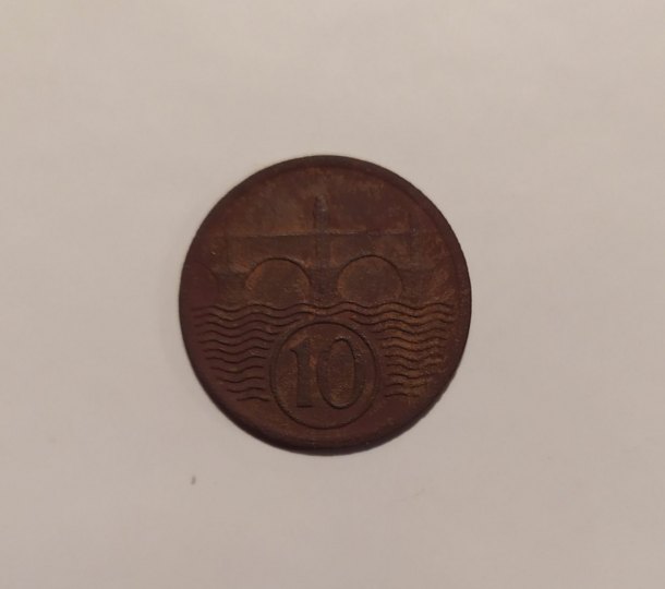 10 haléř 1922