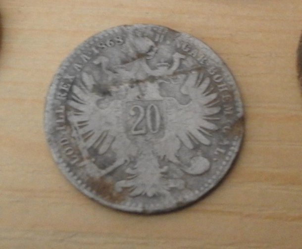 20 Kreuzer (Dvacetikrejcar) 1868