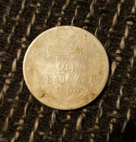 20 Krajczár 1868 K.B