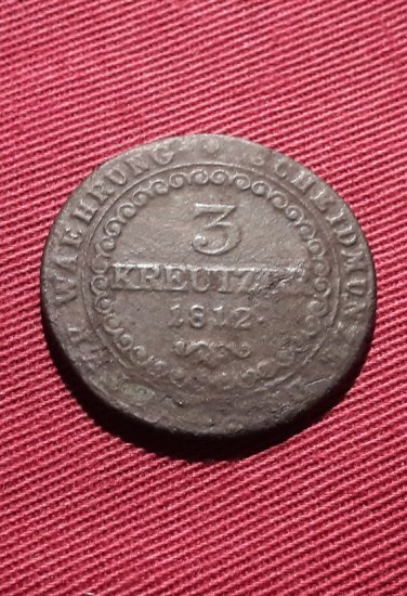 3 Kreuzer 1812