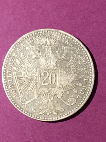 20 Kreuzer 1868