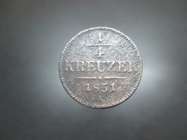 1/4 Kreuzer 1851 A