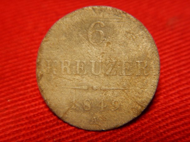 6 kreuzer 1849 A