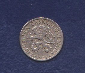 1 koruna r. 1924