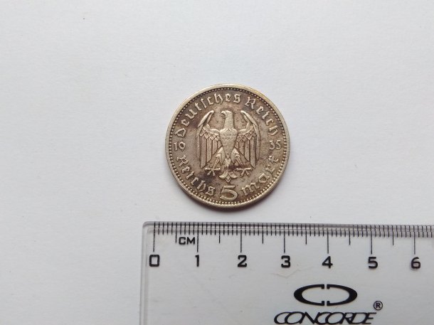 5 Reichsmark 1935