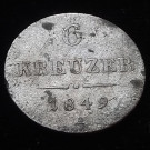 6 krejcar 1849 A 