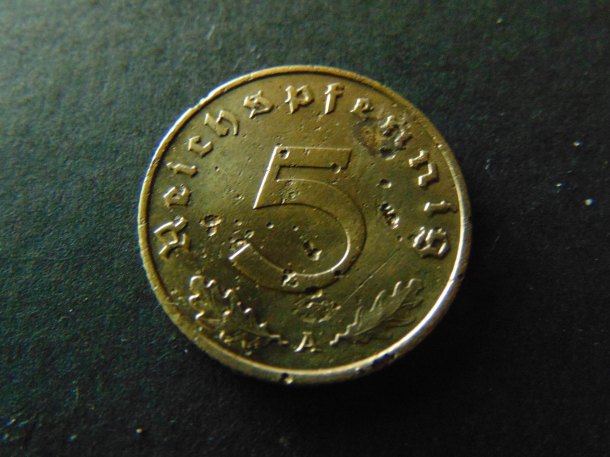 5 PFENNIG 1938 A