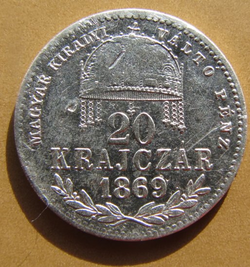 20 Krejczár 1869