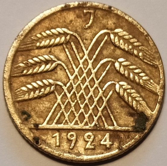 5 Deutsches Reich Renten Pfennig