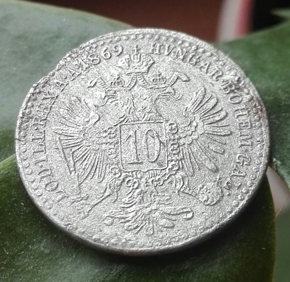 10 kreuzer 1869