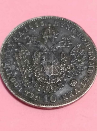 10 Krejcar 1853 (A) Franc 1